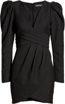 Thumbnail for your product : Lavish Alice Pleated Front Long Sleeve Cocktail Dress