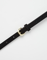 Thumbnail for your product : ASOS CURVE Skinny Faux Suede Waist And Hip Belt