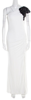 badgley mischka white dress