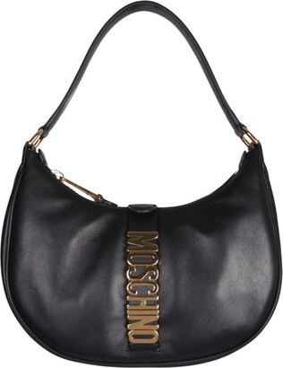 Moschino Logo Lettering Shoulder Bag - ShopStyle