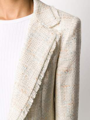 Liu Jo Single-Breasted Tweed Blazer