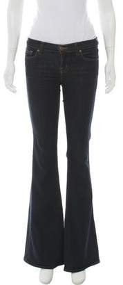 J Brand Low-Rise Flared Jeans