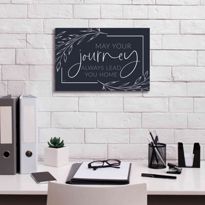 Trinx Epic Graffiti 'May Your Journey Lead Home' By Lux May Your Journey Lead Home On Canvas by Lux + Me Print