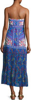 Thumbnail for your product : Saloni Veronica Pleated-Skirt Maxi Dress, Multi Pattern