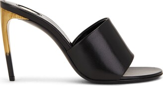 Saint Laurent Bridget Sandal in Black - ShopStyle