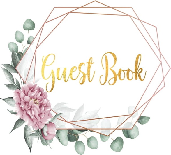 Lulu and Bell Landscape Wedding Guest book (Hardback cover), (Hardcover)