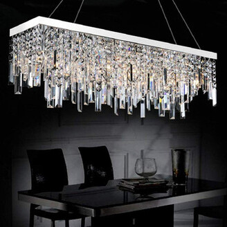 Rectangular Crystal Chandelier | Shop the world's largest collection of  fashion | ShopStyle