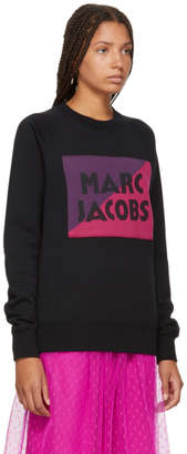 Marc Jacobs Black Raglan Logo Sweatshirt