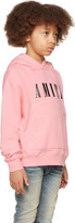 Thumbnail for your product : Amiri Kids Pink Logo Hoodie