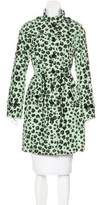Thumbnail for your product : Moschino Cheap & Chic Moschino Cheap and Chic Leopard Print Knee-Length Raincoat w/ Tags
