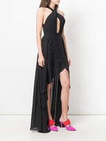 Thumbnail for your product : Elie Saab georgette hi-low dress