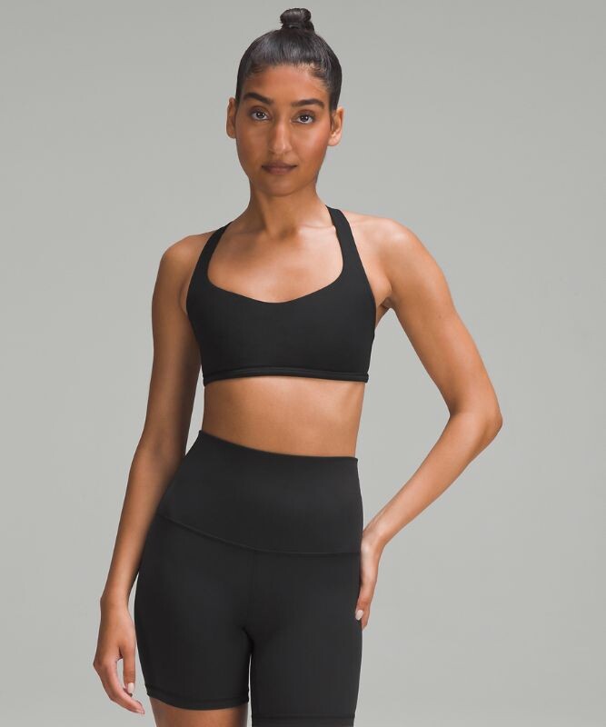 Ausla Women's High Support Sports Bra Crop One Shoulder Breathable