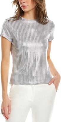 catrino metallic fitted t shirt