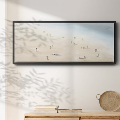 Wexford Home Beach Goers III- Framed Canvas