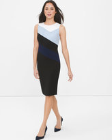 Thumbnail for your product : White House Black Market Sleeveless Colorblock Sheath Dress