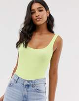 Thumbnail for your product : And other stories & jersey body in lime