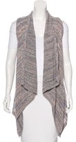 Thumbnail for your product : Halston Metallic-Accented Mélange Vest