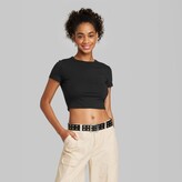 Thumbnail for your product : Wild Fable Women' Short Sleeve T-Shirt Black XXS