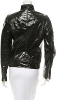 Thumbnail for your product : Dolce & Gabbana Patent Leather Moto Jacket