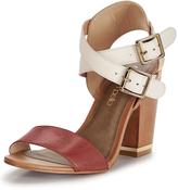Thumbnail for your product : Moda In Pelle Mention Leather Block Heel Sandals