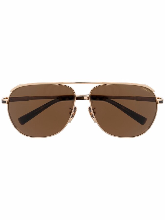 Chopard Eyewear Classic Aviator Sunglasses - ShopStyle
