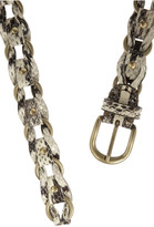 Thumbnail for your product : Isabel Marant Debie braided elaphe belt