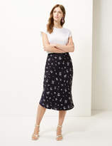 Thumbnail for your product : Marks and Spencer Floral Print Slip Midi Skirt