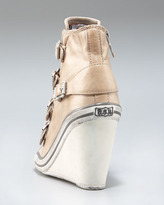 Thumbnail for your product : Ash Leather Wedge Sneaker