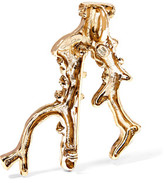 Thumbnail for your product : Oscar de la Renta Gold-Tone Crystal Brooch