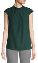 Thumbnail for your product : Calvin Klein Mockneck Cap-sleeve Top