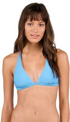 Volcom Women's Simply Solid Halter Bikini Top