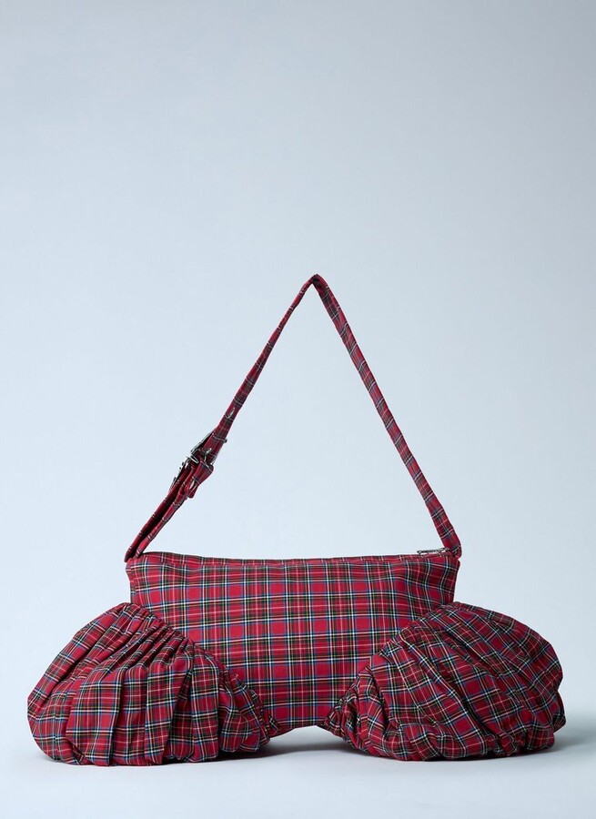 Chopova Lowena Camille Check Shoulder Bag