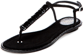 Thumbnail for your product : Brian Atwood Callas Crystal Thong Sandal