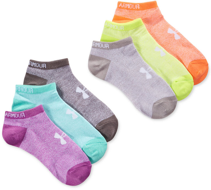 Under Armour Women's 6 Pack Liner No Show Socks