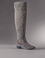 Thumbnail for your product : Marks and Spencer Leather Block Heel Over the Knee High Boots