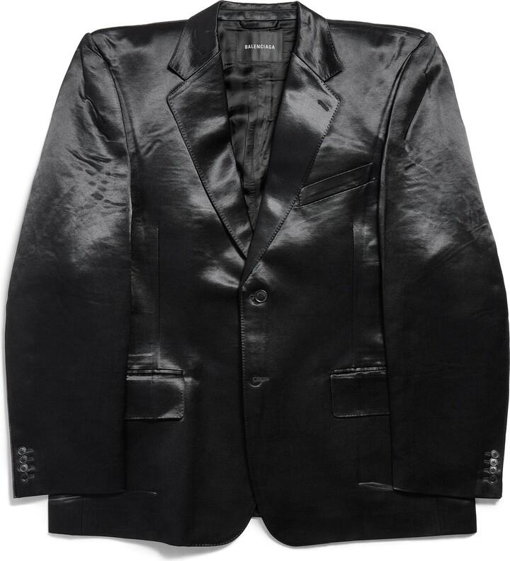 balenciaga boxy denim jacket