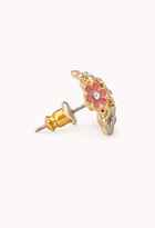 Thumbnail for your product : Forever 21 Floral Fantasy Studs