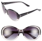 Thumbnail for your product : Elie Tahari 'Glam' 56mm Oval Sunglasses