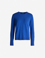 Thumbnail for your product : Benetton Crewneck wool and cashmere-blend jumper