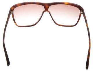 Marc Jacobs Tortoiseshell Shield Sunglasses