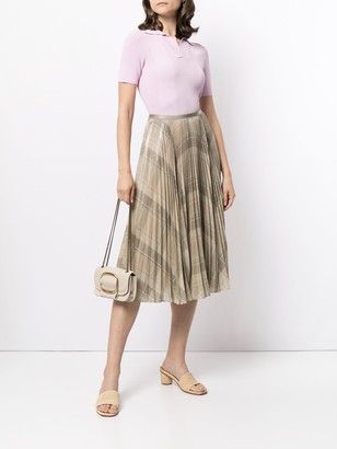 Polo Ralph Lauren Checked Pleated Skirt