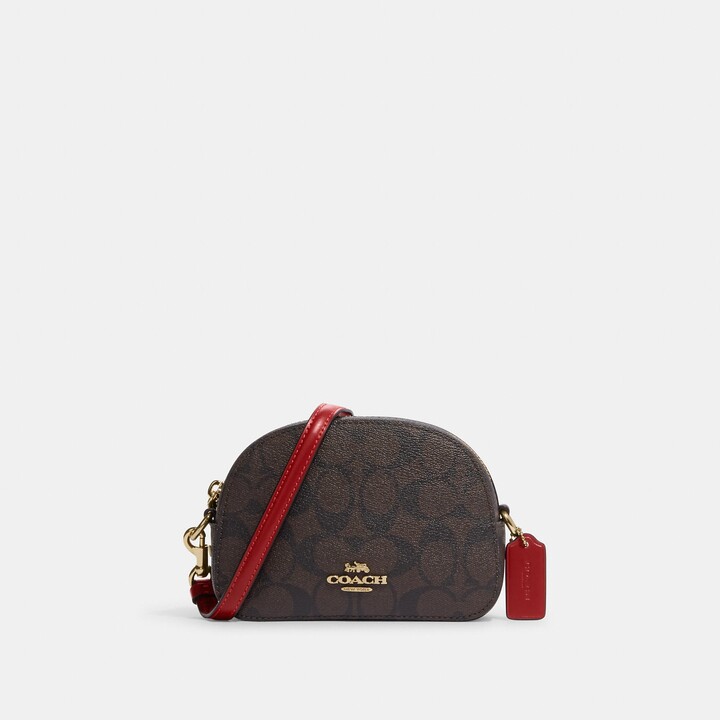 Coach Outlet Mini Serena Crossbody In Signature Canvas ShopStyle