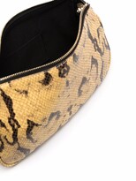 Thumbnail for your product : Furla Moon snakeskin-print shoulder bag