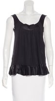 Thumbnail for your product : Etro Pleated Sleeveless Top