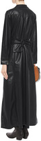 Thumbnail for your product : Nanushka Tarot Belted Vegan Leather Maxi Dress