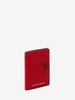 Thumbnail for your product : Alexander McQueen Dancing Skeleton" Leather Pocket Organizer