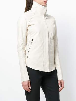 Isaac Sellam Experience high collar leather jacket