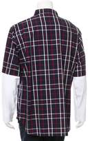Thumbnail for your product : Christian Dior Plaid Button-Up Shirt w/ Tags