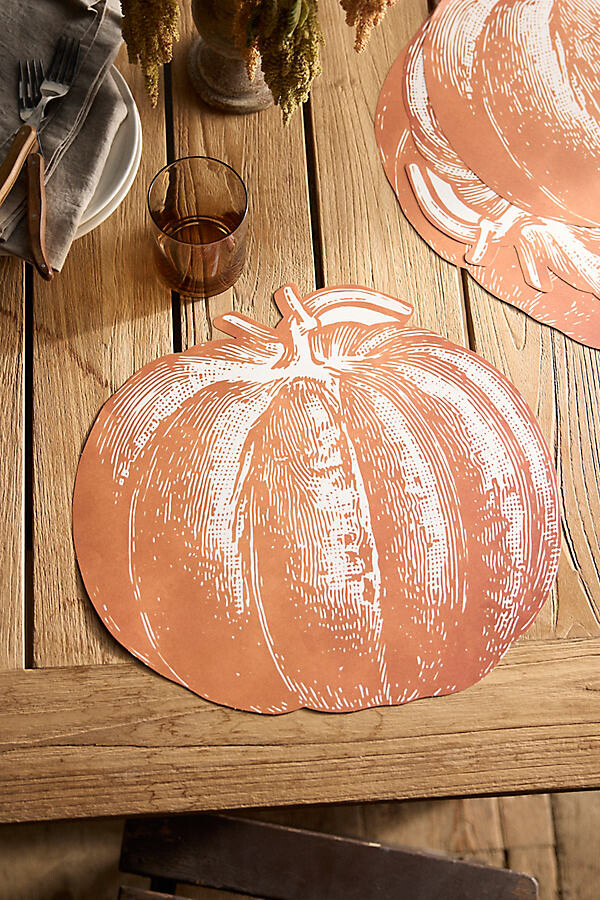 Pumpkin Paper Placemats