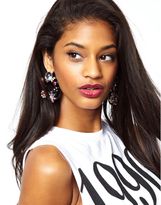 Thumbnail for your product : ASOS Gem Overlay Disc Earrings